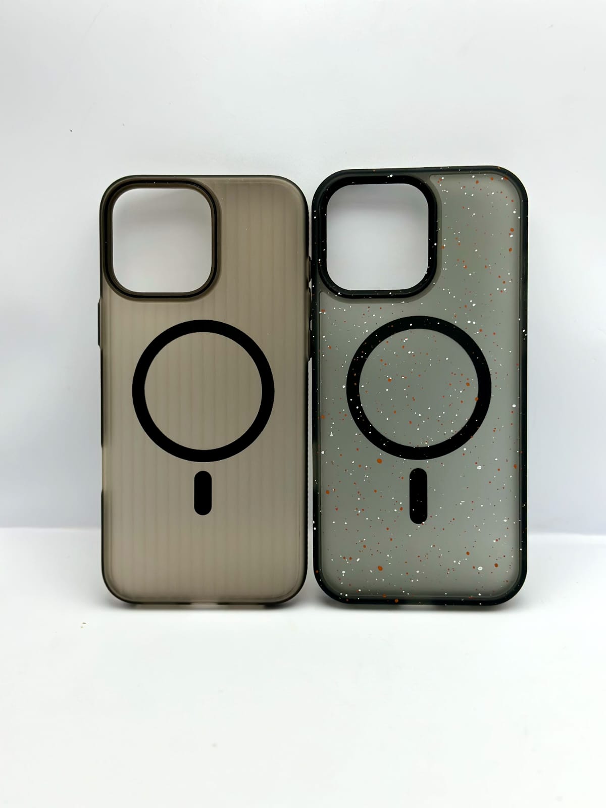 Corrugated Magsafe Case For iphone + Splash Ink Matt Magsafe Case for iphone