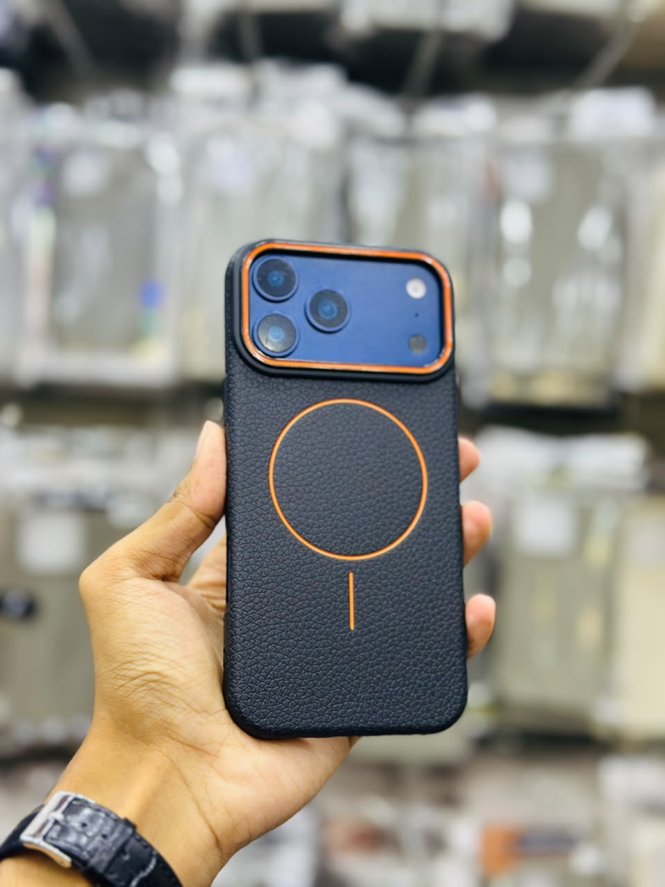 LEATHER MAGSAFE CASE FOR IPHONE