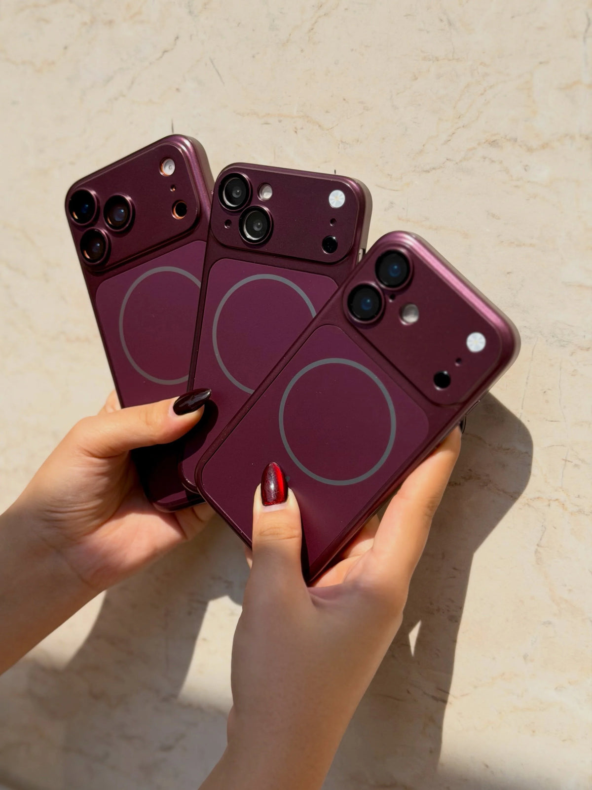 Burgundy Converter Case